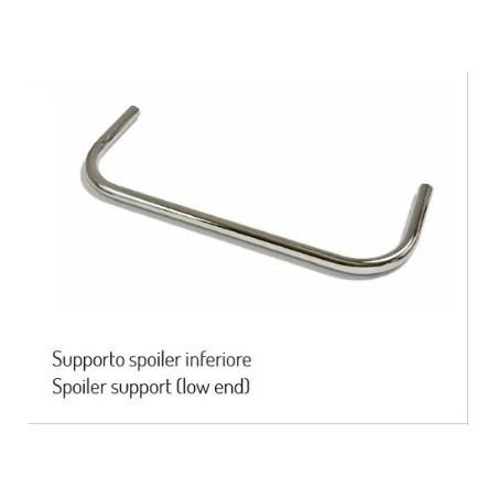 LOW FRONT SPOILER SUPPORT CHROMED