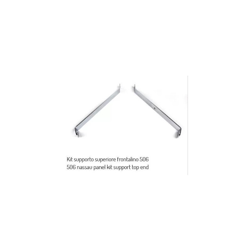 MOD. 506 HIGH NASSAU PANEL SUPPORT KIT CHROMED (R+L)