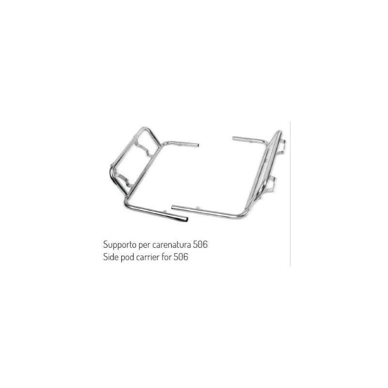 506 / DUO EVO LEFT BODYWORK SUPPORT CHROMED
