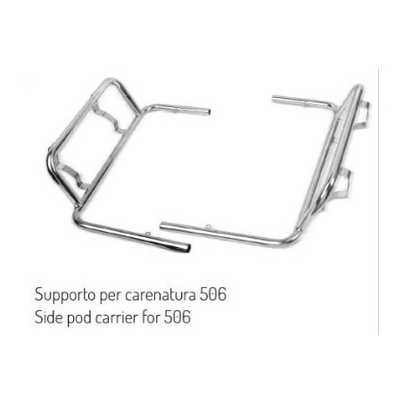 506 / DUO EVO LEFT BODYWORK SUPPORT CHROMED